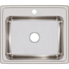ELKAY Elkay LR25211 Lustertone Classic Stainless Steel 25 x 21-1/4 x 7-7/8 Single Bowl Drop-in Sink