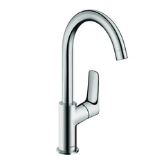 HANSGROHE Hansgrohe 71130001 Logis Single Handle Monoblock Bathroom Sink Faucet 1.2 GPM in Chrome