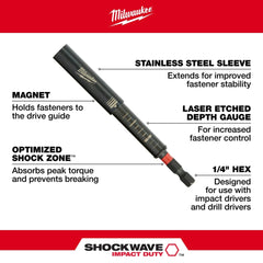 Milwaukee 48-32-4517 SHOCKWAVE 6 in. Impact Magnetic Drive Guide