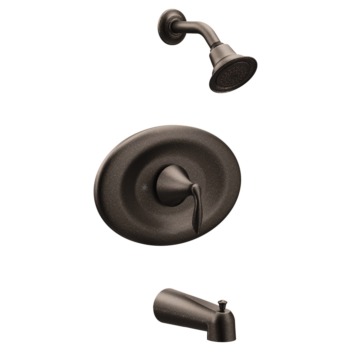 MOEN Moen T2137EPORB Eva One Handle Single Function Bathtub & Shower Faucet in Oil Rubbed Bronze (Trim Only)