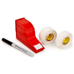 3M 3M 7000031501 Wire Marker Write-On Dispenser, 1-3/8 in L x 3/4 in W Label, 1 Rolls, Plastic
