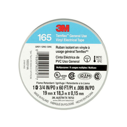 3M 3M 7100169192 Temflex 165 Multi-Purpose Tape 60 ft x 3/4 in Replacement MPN