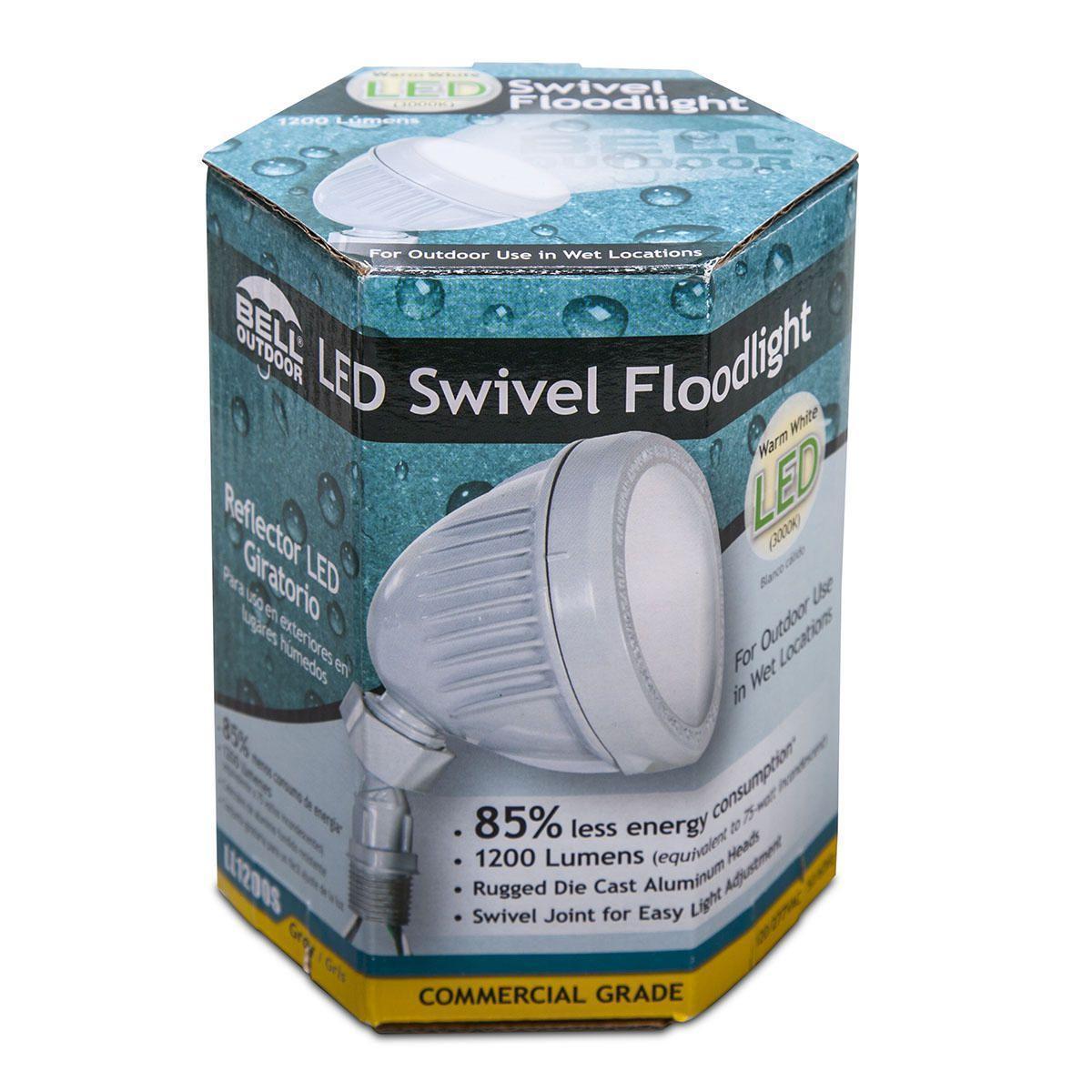 BELL Bell LL1200S RACO LL1200S LED Swivel Floodlight 1200 Lumens