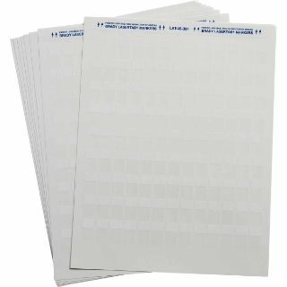 BRADY Brady LAT-48-361-1 BRA Printer Label 1 in x 0.5 in 9/PK