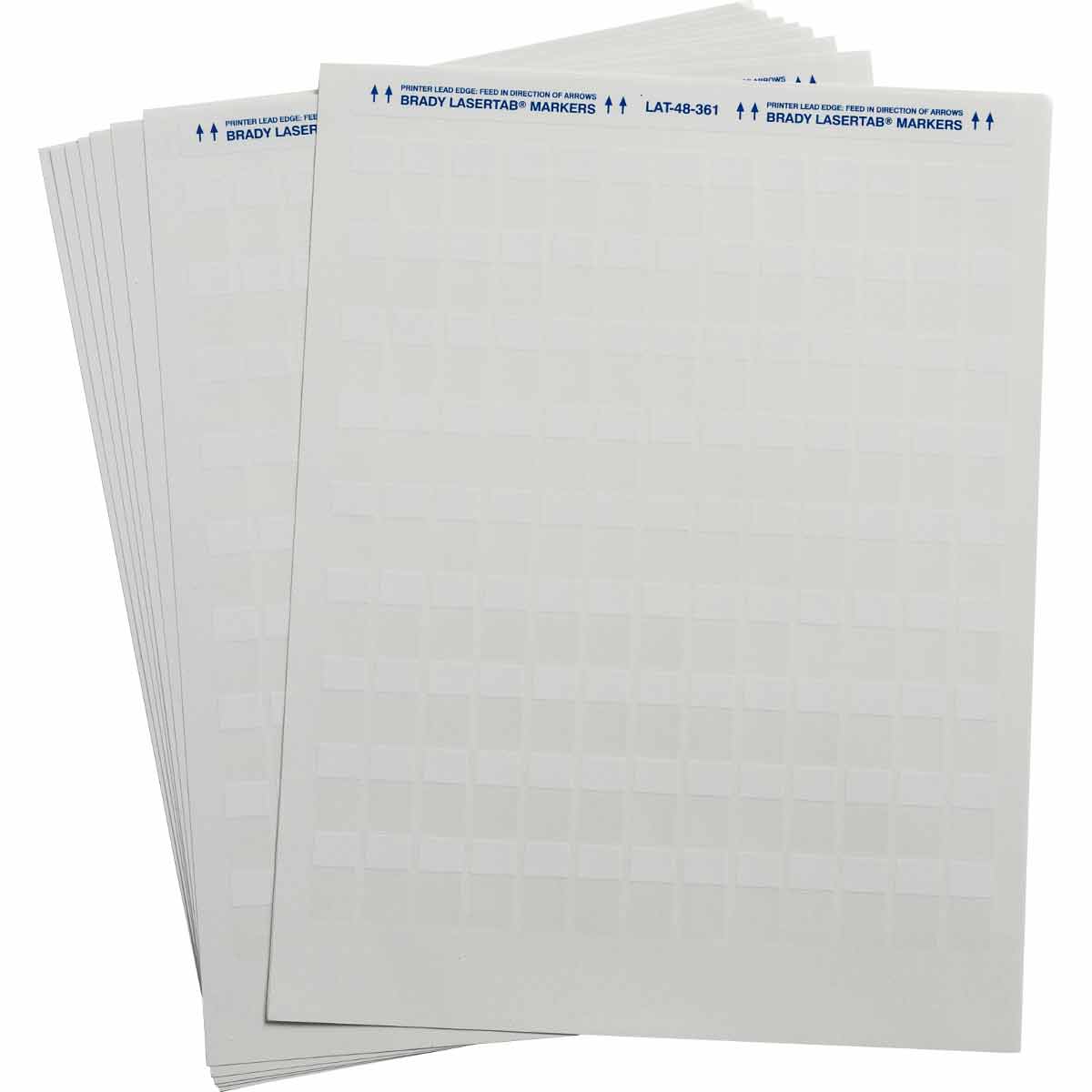 BRADY Brady LAT-48-361-1 BRA Printer Label 1 in x 0.5 in 9/PK