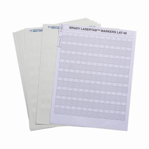 BRADY Brady LAT-48-361-1 BRA Printer Label 1 in x 0.5 in 9/PK