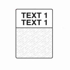 Brady M-89-427 Label Vinyl 1.5in x 0.5in 180/RL