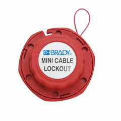 BRADY Brady 50940 Mini Cable Lockout 1/16 in Diameter x 8 ft L