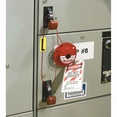 BRADY Brady 50940 Mini Cable Lockout 1/16 in Diameter x 8 ft L