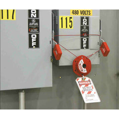 BRADY Brady 50940 Mini Cable Lockout 1/16 in Diameter x 8 ft L