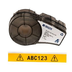 BRADY Brady M21-500-595-YL Label Marker Cartridge 21 ft x 0.5 in B-595
