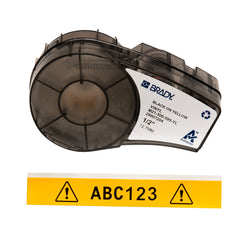BRADY Brady M21-500-595-YL Label Marker Cartridge 21 ft x 0.5 in B-595