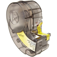 BRADY Brady XC-375-498 BRA Label Vinyl 0.375 in x 20 ft BK/WT