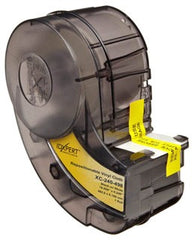 BRADY Brady XC-375-498 BRA Label Vinyl 0.375 in x 20 ft BK/WT
