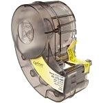 BRADY Brady XC-375-498 BRA Label Vinyl 0.375 in x 20 ft BK/WT