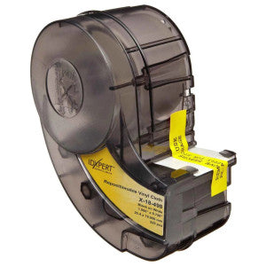 BRADY Brady X-18-498 BRA Label Vinyl 1in x 0.75in BK/WT 225/RL
