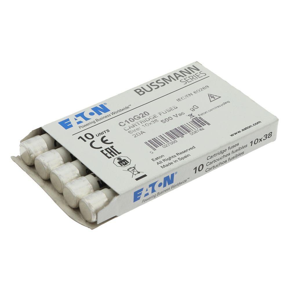 BUSSMANN Bussmann C10G20 Cylindrical Fuse 20 Amp 500 VAC Replacement MPN