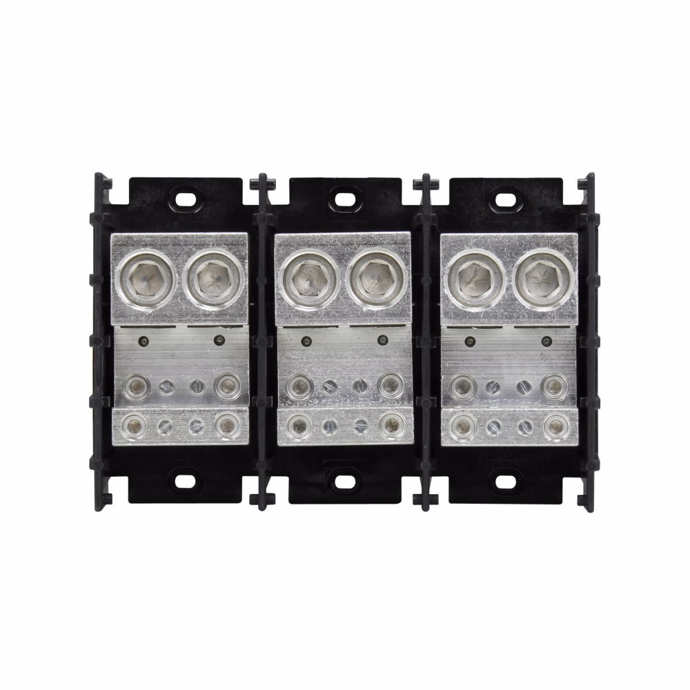 EATON Bussmann 16528-3 BSF Power Terminal Block 600 VAC/VDC 840 A 3 Poles 2 AWG to 600 kcmil