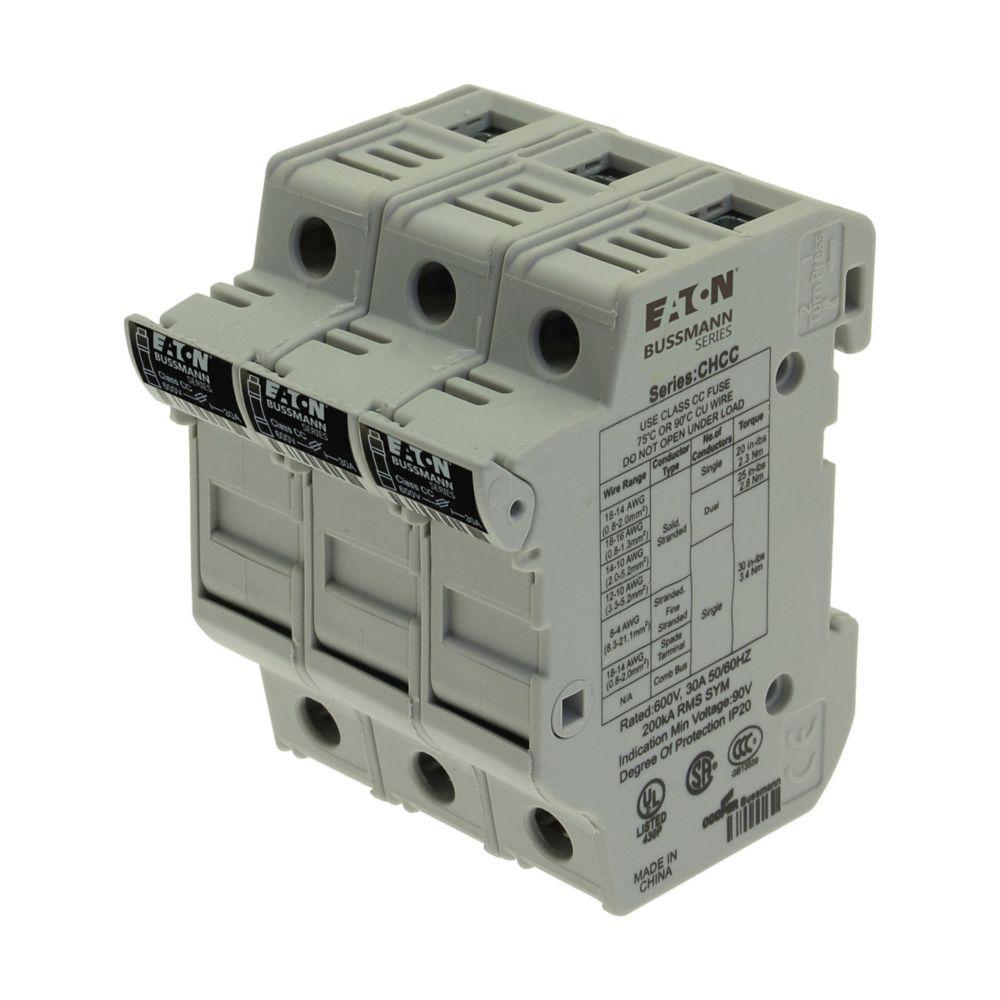 EATON BUSSMANN Bussmann CHCC3DU Modular Fuse Holder 48 VDC 30 A