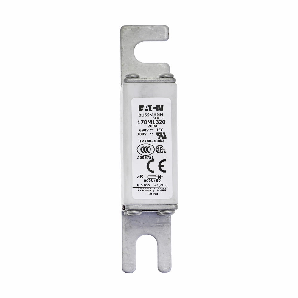BUSSMANN Bussmann 170M1320 BSF Type U/80 High Speed Fuse 200 A 690 VAC 200 kA Interrupt