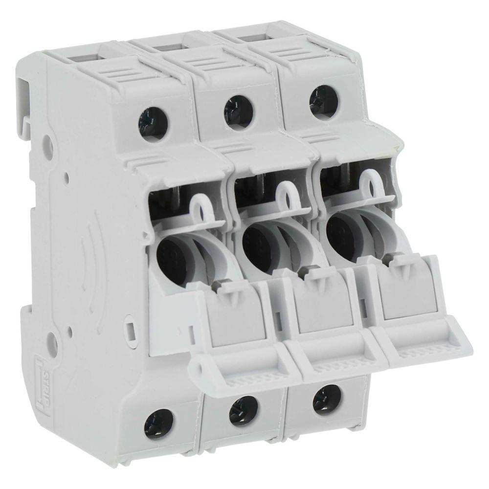 BUSSMANN Bussmann CHCC3DIU Finger Safe Modular Fuse Holder 600 VDC 30 A 3 Poles