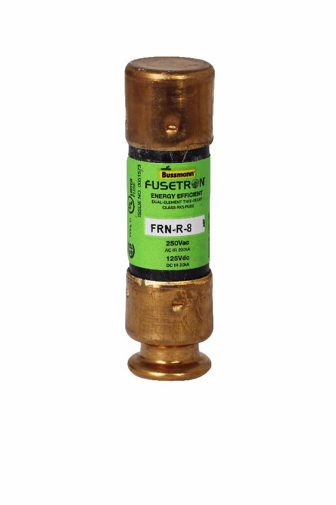 EATON Bussmann FRN-R-8 Fusetron Time Delay Fuse 8 A (Each) Replacement MPN FRN-R-8