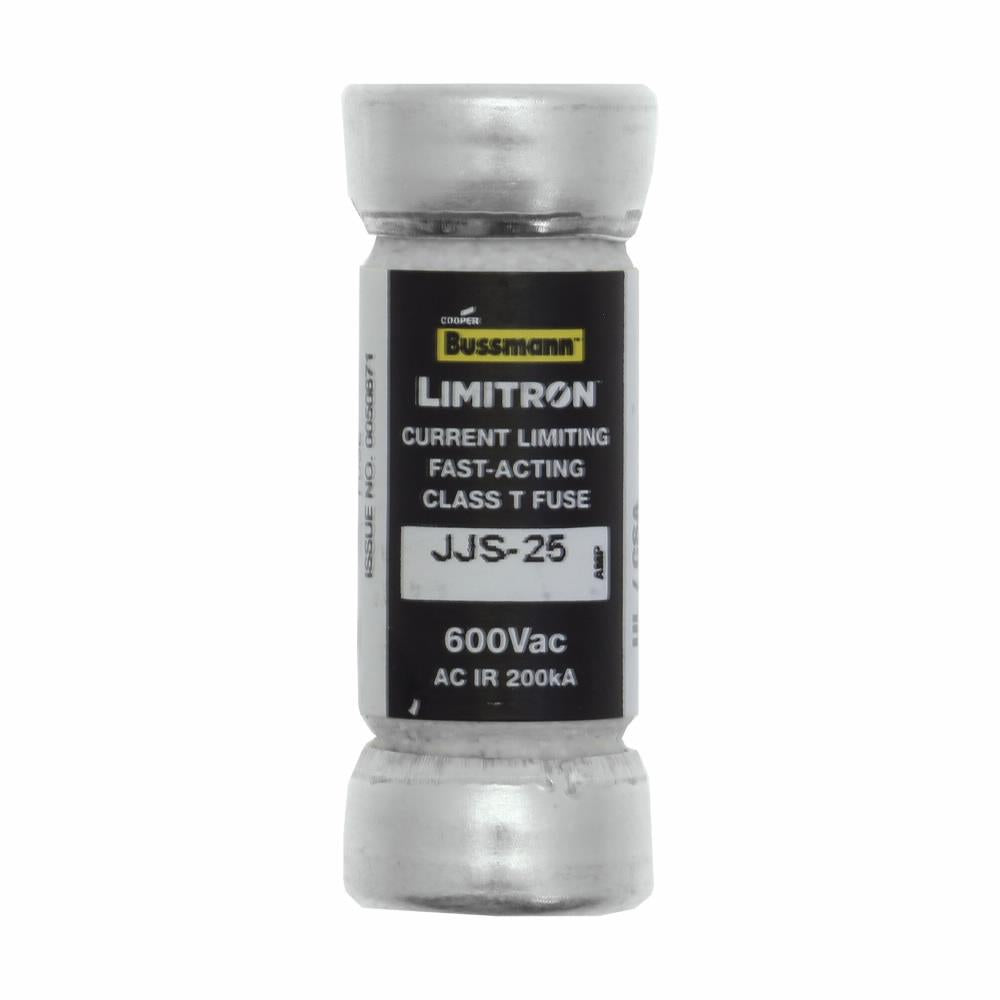 EATON Bussmann JJS-25 Bussmann Series JJS-25 Class T Tron Fast Acting Fuse 25 A 600 V 200 kAIC Interrupt