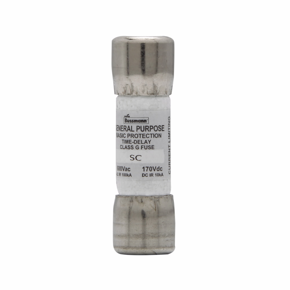 EATON BUSSMANN Bussmann SC-20 Bussmann Series SC-20 Class G Fuse 20 Amp 600 VAC 170 VDC Replacement MPN