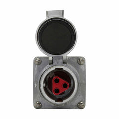 Crouse-Hinds AR342 30 Amp 4-Pole 3-Wire Spring Door Receptacle Housing