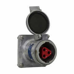 Crouse-Hinds AR342 30 Amp 4-Pole 3-Wire Spring Door Receptacle Housing