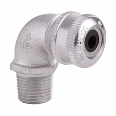 EATON Crouse-Hinds CGE192 Flexible Cable Gland 90 Deg 1/2 In NPT