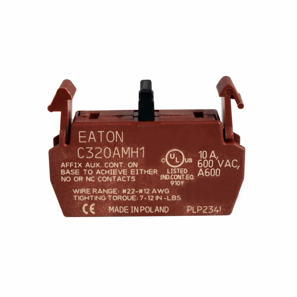 EATON Eaton C320AMH1 Single-Pole Auxiliary Contact