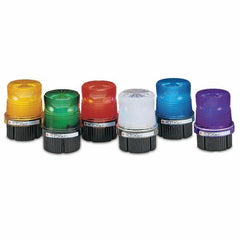 Federal Signal FB2PST-120R Fireball Strobe Warning Light, 120 VAC, Strobe Tube Lamp, Red