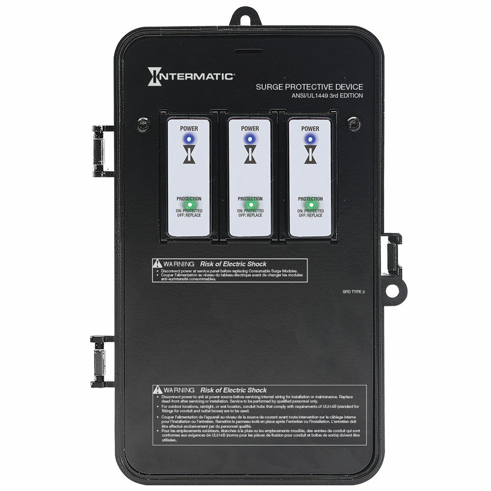 INTERMATIC Intermatic IG2240-PK Smart Guard Surge Protective Device 120/240 VAC 1Ph Type 2