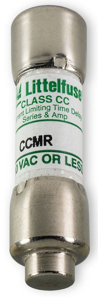 LITTELFUSE Littelfuse CCMR001.TXP Time Delay Fuse 1 A 600 VAC/250 VDC 20/200 kA Interrupt Class CC