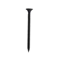 MINERALLAC Minerallac 79624J Drywall Screw 1-1/4 in Bugle Head Black Phosphate