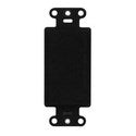 ON-Q/LEGRAND WP3410BK Decorator Outlet Strap Blank 1.65 Width x 0.28 Depth x 4.19 Height