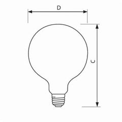 PHILIPS Philips 168872 Decorative Incandescent Lamp 25 W