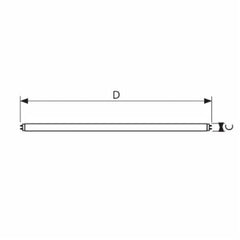 PHILIPS Philips 281220 Energy Advantage Extra Long Life Fluorescent Lamp 25 W G13 Medium Bi-Pin