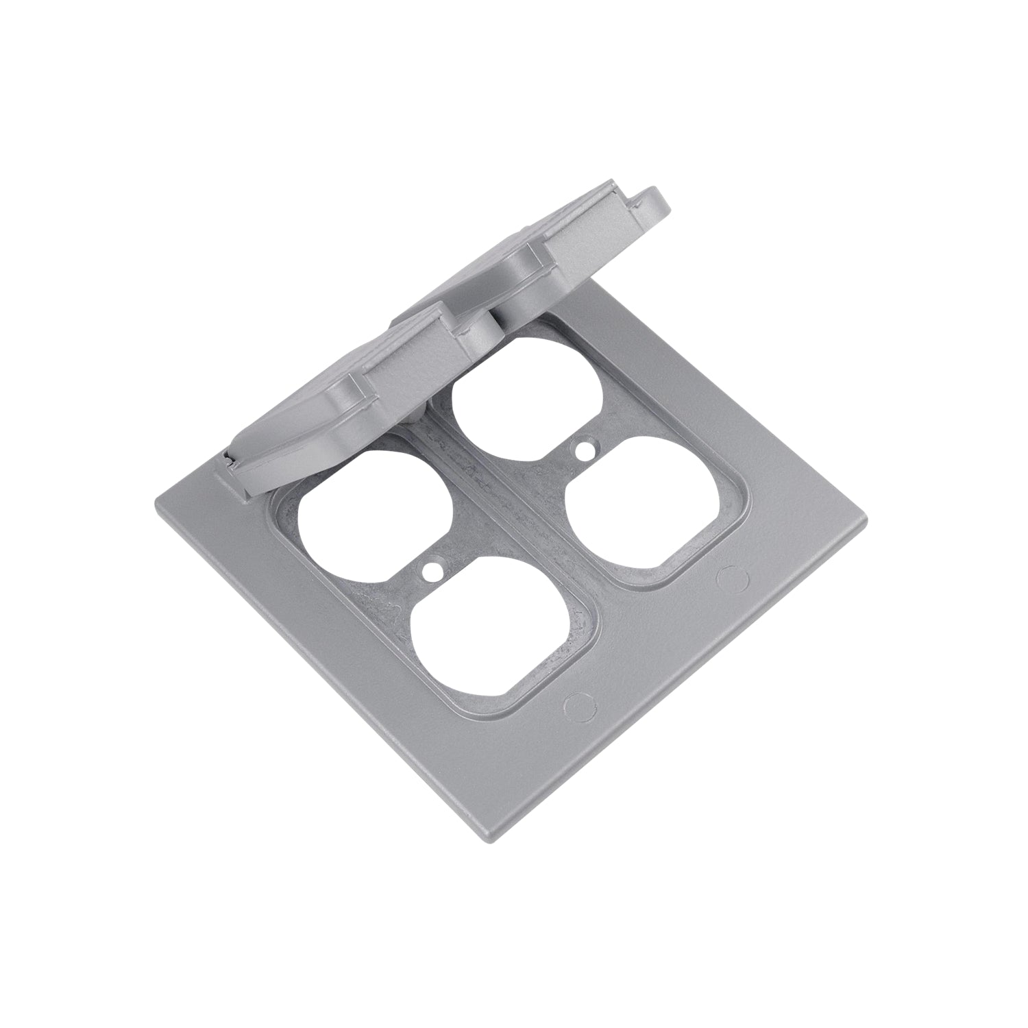 RED DOT Red Dot 2CCD Weatherproof Receptacle Cover, Die Cast Aluminum, 2 Duplex Receptacles, 1 1/2 Inch