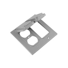 RED DOT Red Dot 2CCDG Two Gang Weatherproof Receptacle Cover