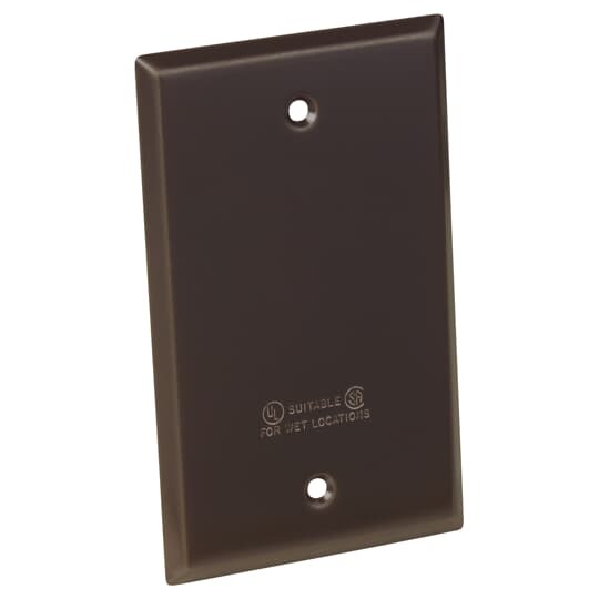 RED DOT Red Dot S340BRE-R Blank Cover 4.70 L x 2.95 W in.