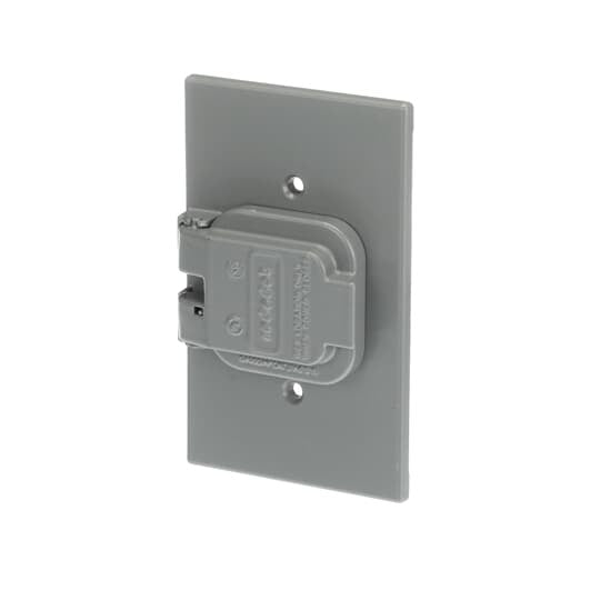RED DOT Red Dot CCS Weatherproof Receptacle Cover 1.485 Inch Diameter Opening 100-pack