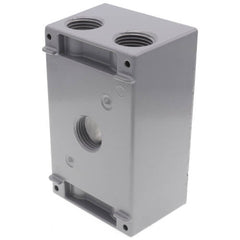 RED DOT Red Dot IH5-1-LM Single Gang Universal Weatherproof Box 19.0 Cubic Inches Hub Size 1/2 Inch