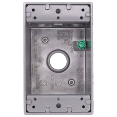 RED DOT Red Dot IH5-1-LM Single Gang Universal Weatherproof Box 19.0 Cubic Inches Hub Size 1/2 Inch