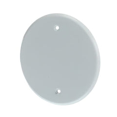 RED DOT Red Dot CCRB Weatherproof Electric Box Cover 5 in Diameter Blank Cover Stamped Aluminum