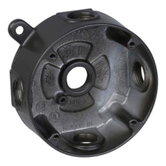 RED DOT Red Dot DS-47-BR Round Outlet Box 16.3 Cubic Inches 4-1/8 Inch Diameter 1/2 Inch Hub Size