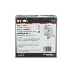 RED DOT Red Dot 2IH4-2 Two Gang Universal Weatherproof Box 31 Cubic Inches