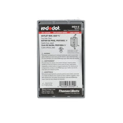 RED DOT Red Dot IHD4-2 Deep Universal Weatherproof Box, Die Cast Aluminum, 24.8 cu-in Capacity, 1 Gang, 4 Outlets