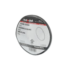 RED DOT Red Dot SS-B Weatherproof Round Box Cover With Gasket, 4-1/8 Inch Diameter, Blank Cover
